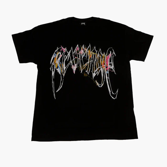 Size XL - Revenge x Lil Durk Painting Tee Shirt Black