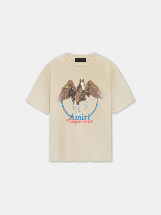 Size Large - Amiri VINTAGE WASH PEGASUS TEE