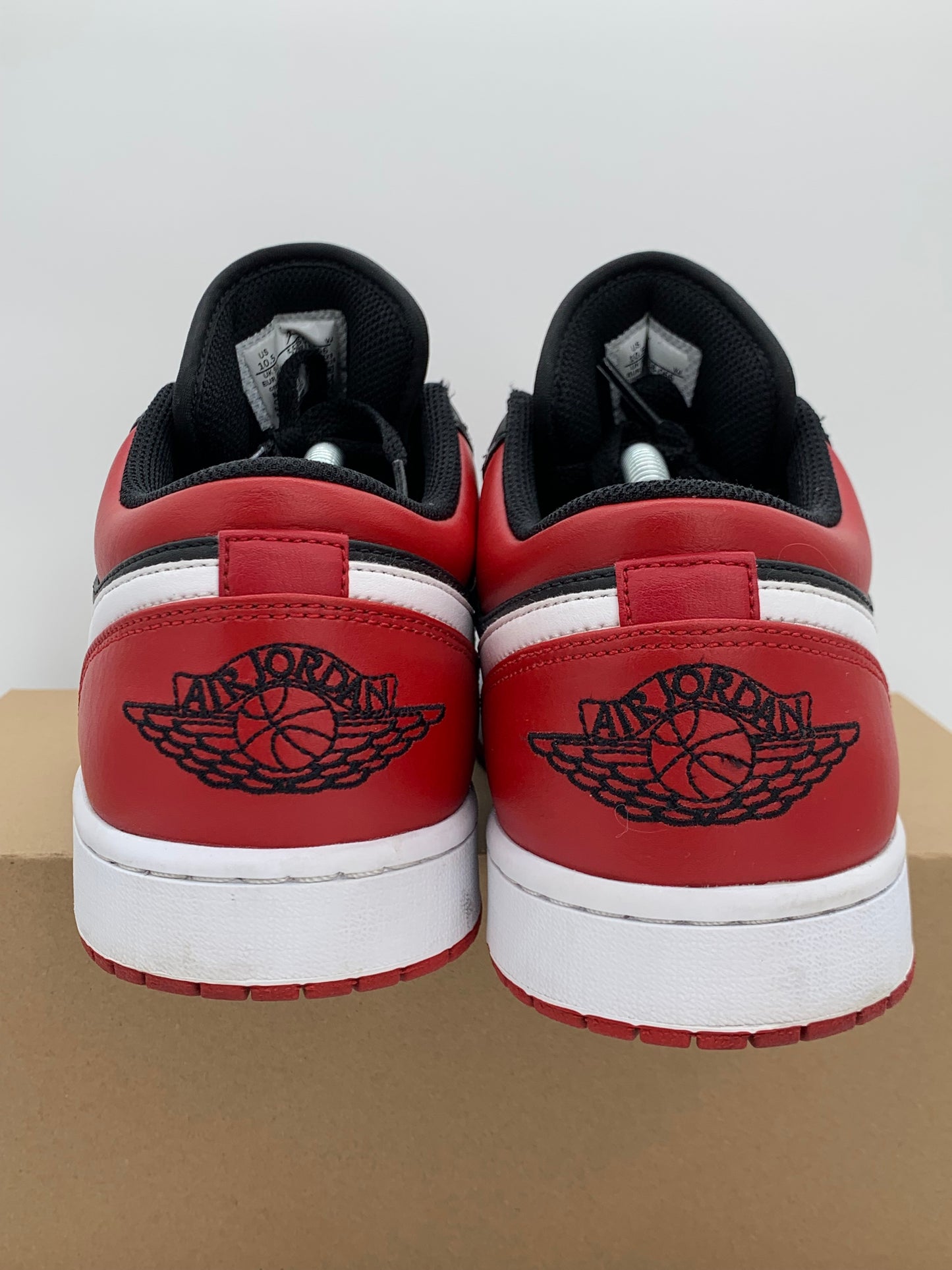 Size 10.5 - Jordan 1 Low Alternate Bred Toe